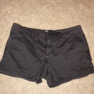 Anthropologie Dark Grey Chino Shorts